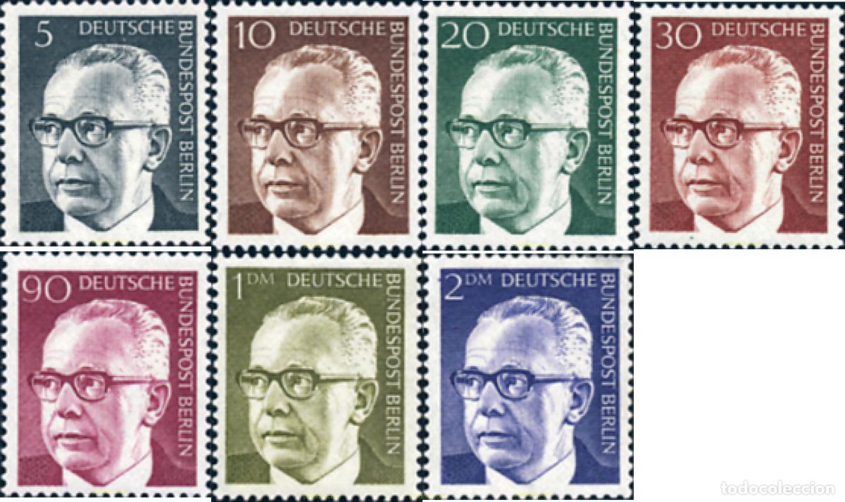 Sellos: 789658 MNH ALEMANIA. Berl&iacute;n 1970 PRESIDENTE GUSTAV HEINEMANN