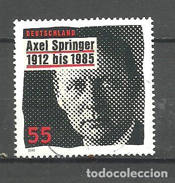 Sellos: ALEMANIA FEDERAL 2012 - MICHEL NRO. 2927 - USADO