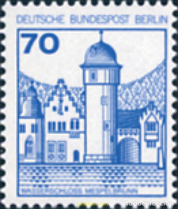 Sellos: 692158 MNH ALEMANIA. Berl&iacute;n 1977 CASTILLOS