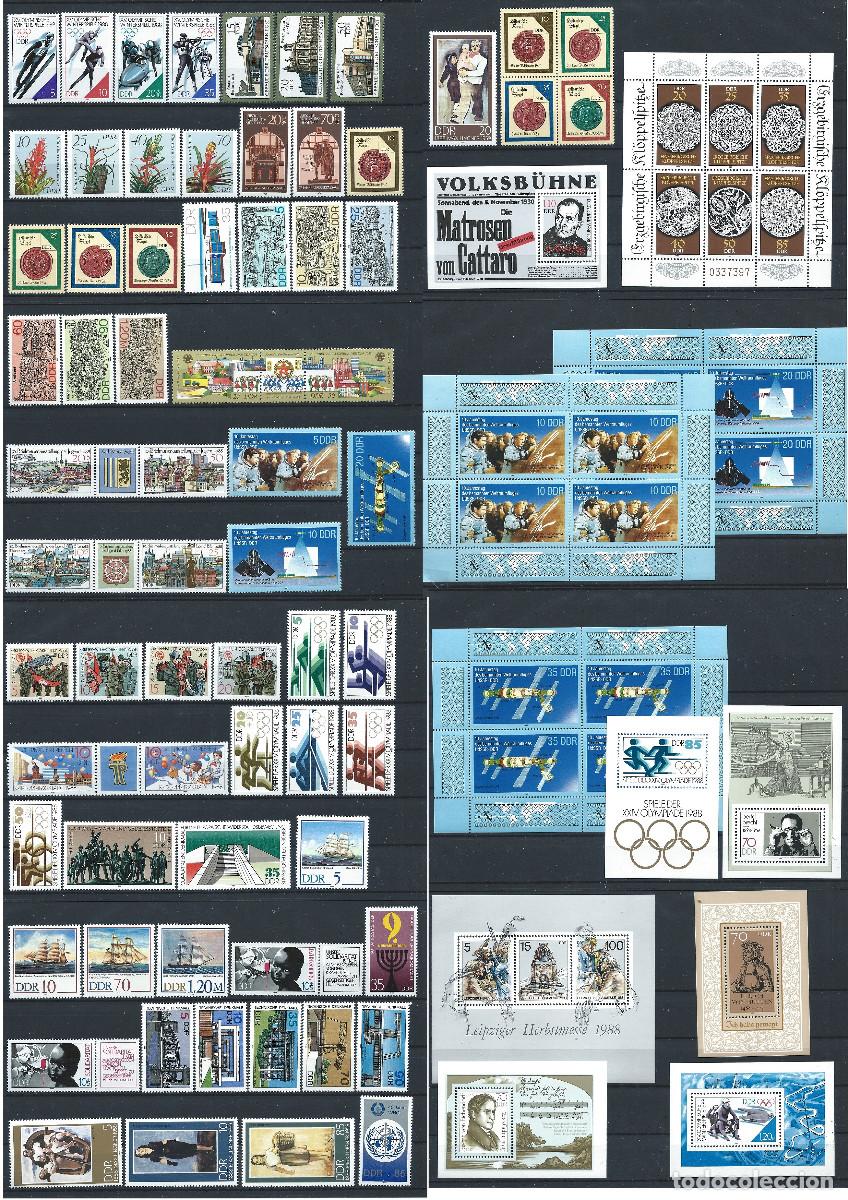 Sellos: Allemagne RDA - Ann&eacute;e 1988 Neuf** (MNH) Presque Compl&egrave;te (Manque N&deg;2819)