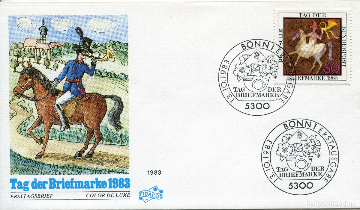 Sellos: ALEMANIA FEDERAL 1983 CARTA FDC MICHEL DE 1192