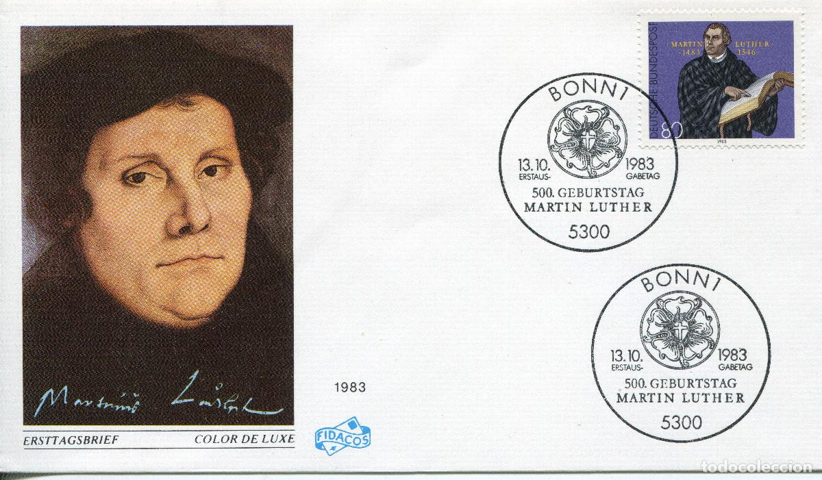 Sellos: ALEMANIA FEDERAL 1983 CARTA FDC MICHEL DE 1193