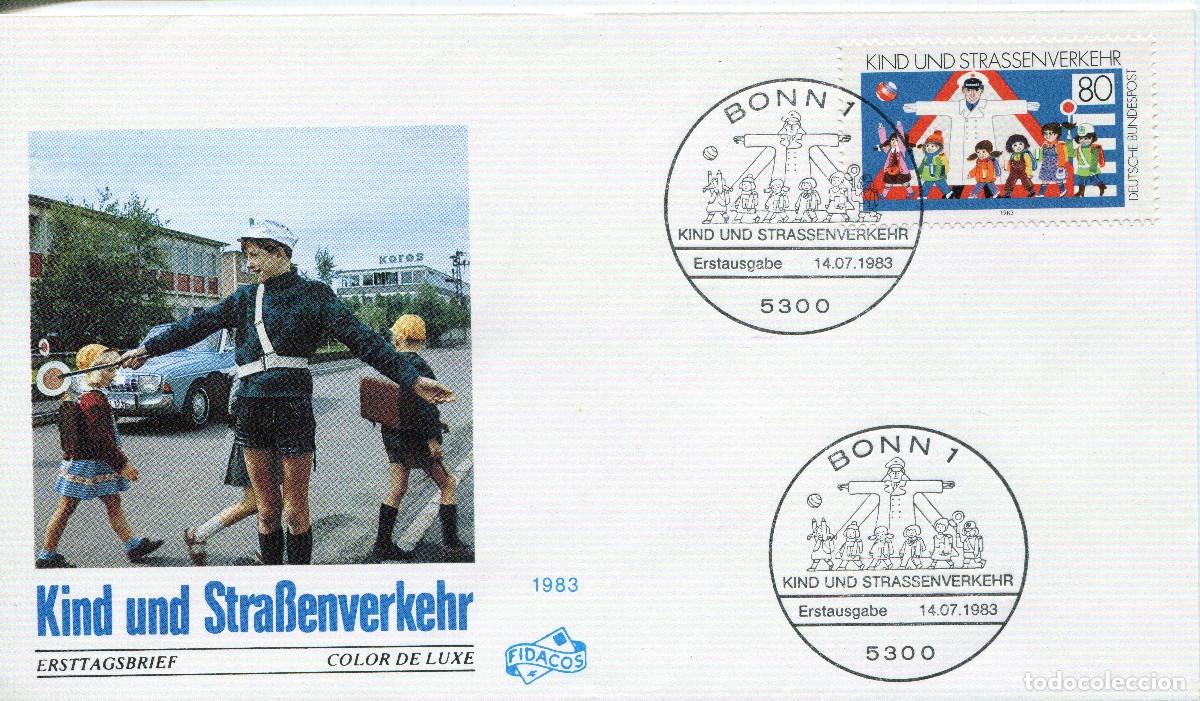 Sellos: ALEMANIA FEDERAL 1983 CARTA FDC MICHEL DE 1181