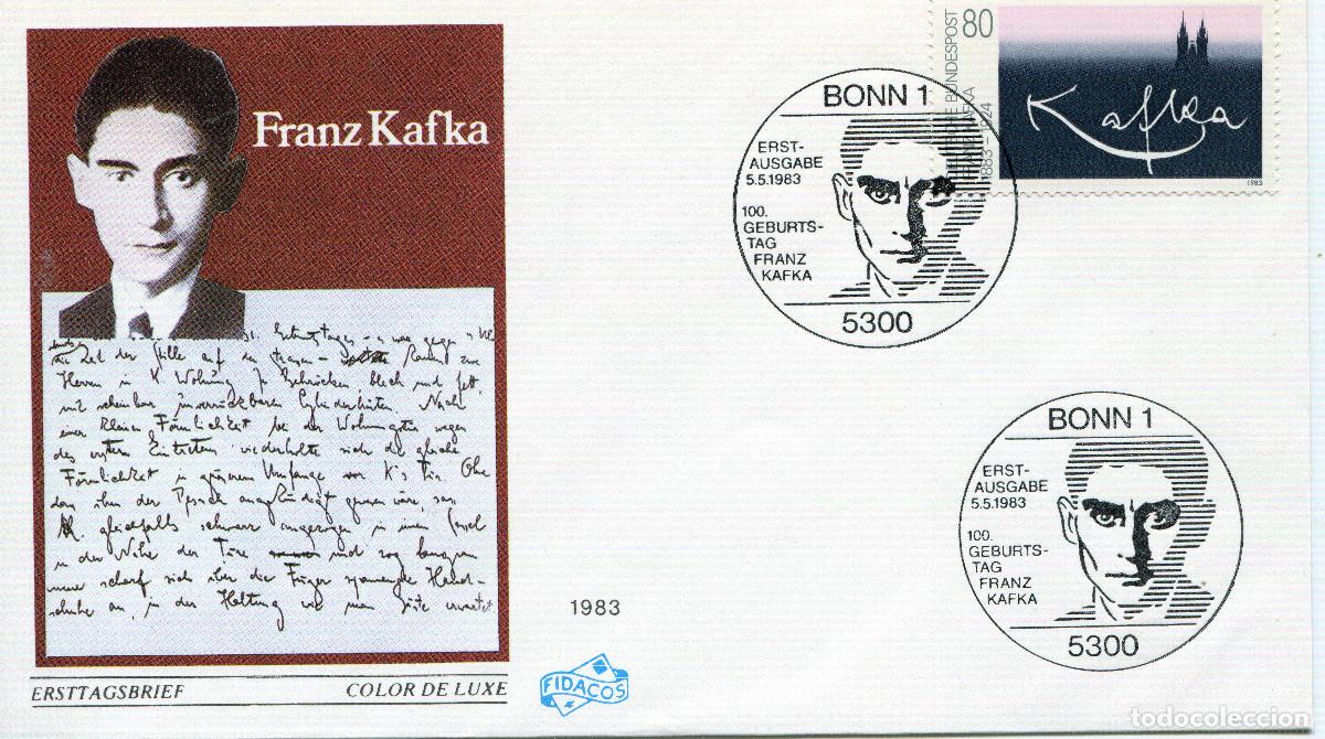Sellos: ALEMANIA FEDERAL 1983 CARTA FDC MICHEL DE 1178