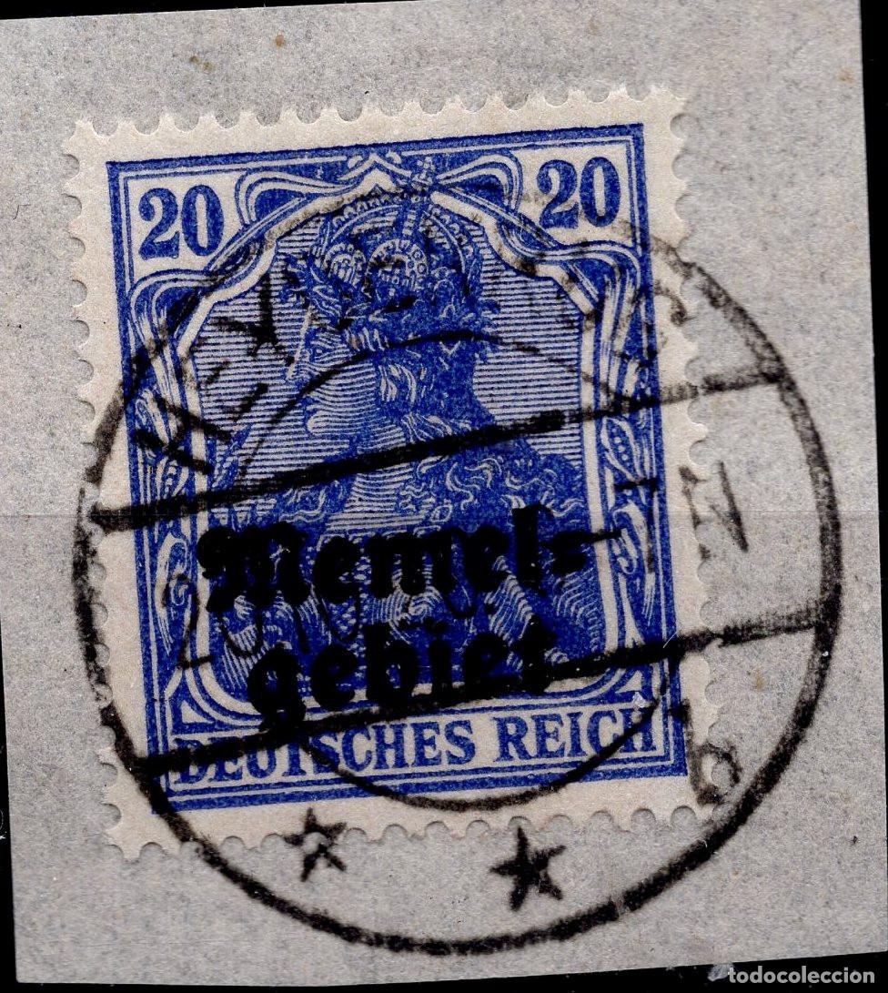 Sellos: MEMEL KLAIPEDA 1920 STAMP MICHEL KL 4a