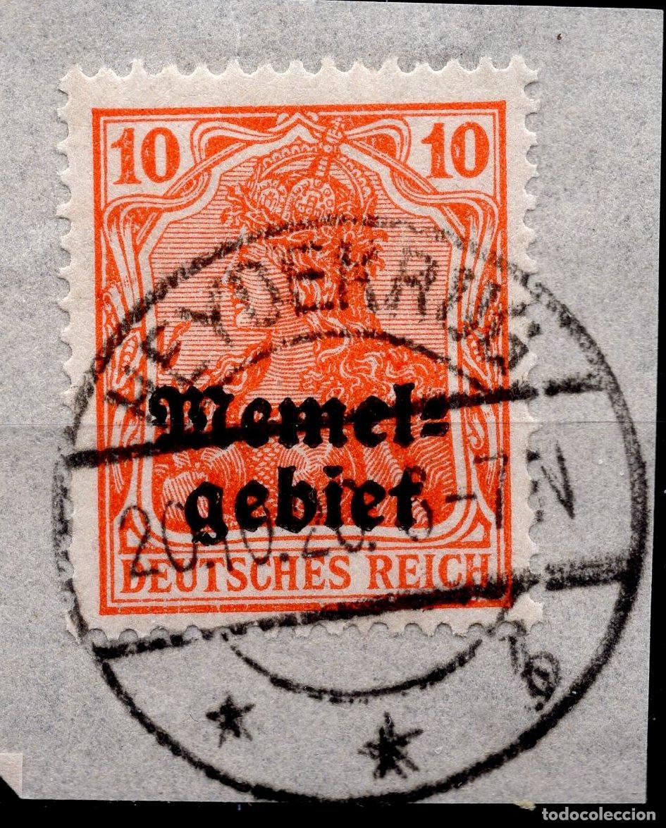 Sellos: MEMEL KLAIPEDA 1920 STAMP MICHEL KL 14