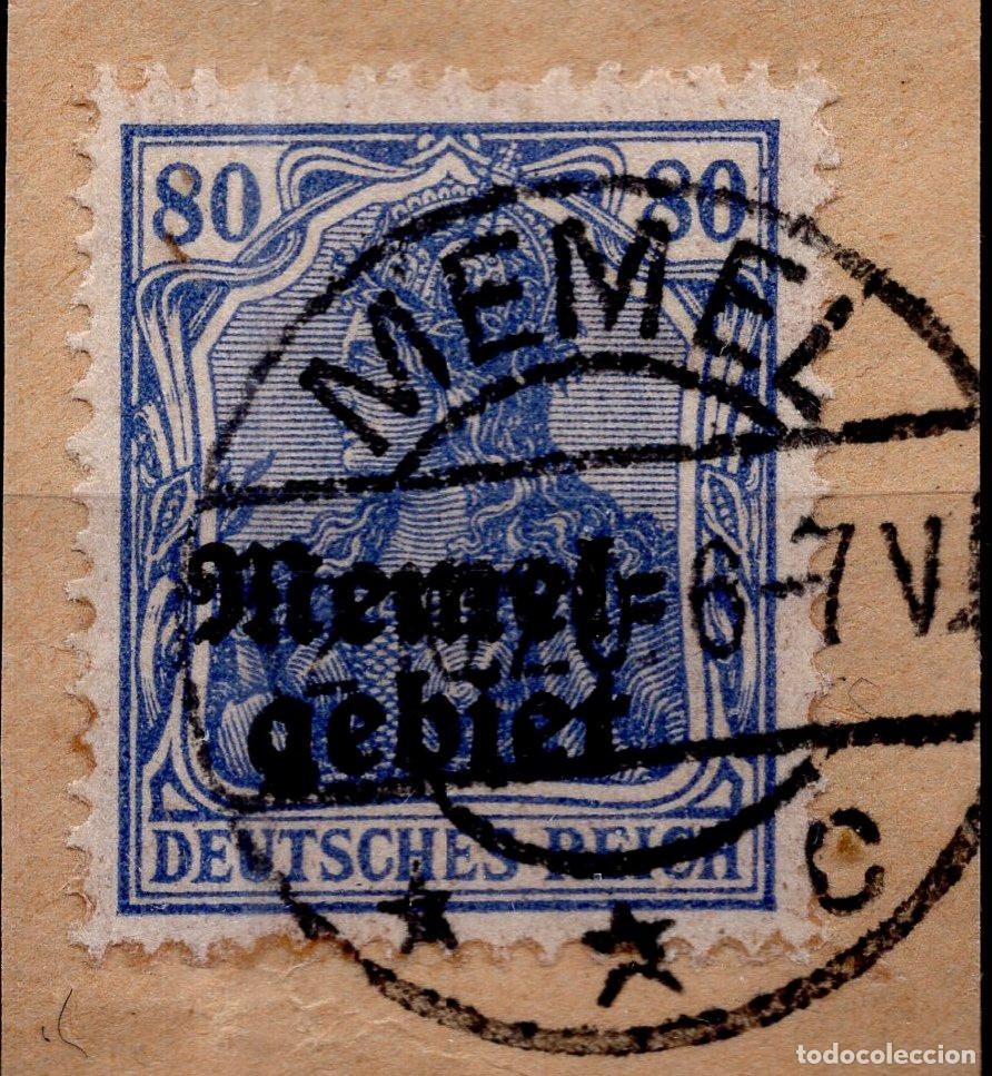 Sellos: MEMEL KLAIPEDA 1920 STAMP MICHEL KL 17a
