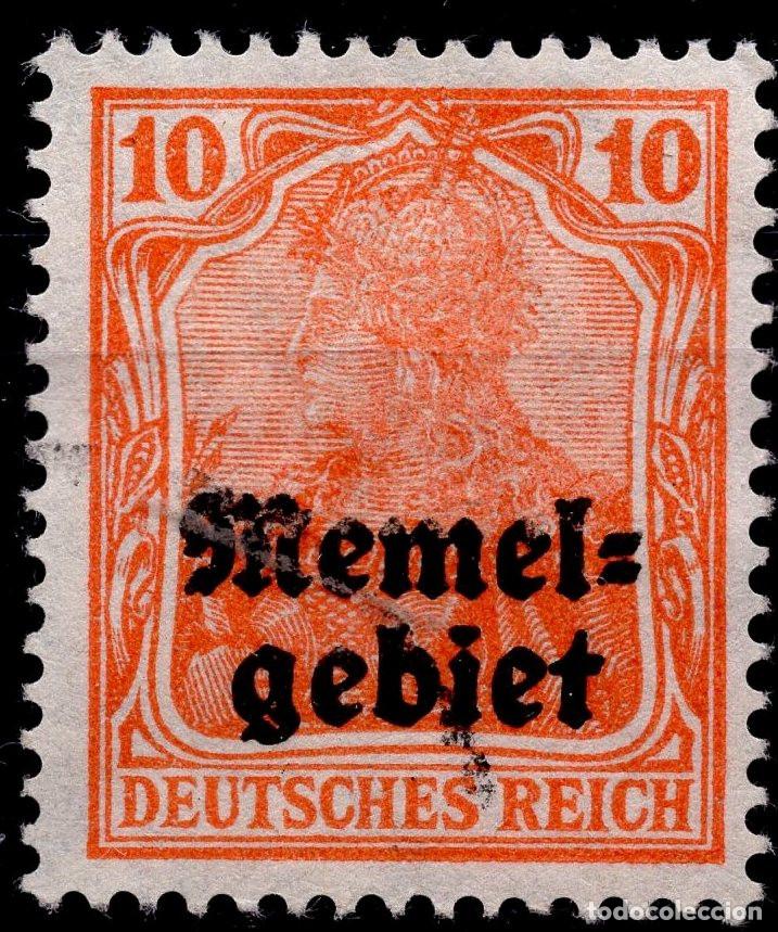 Sellos: MEMEL KLAIPEDA 1920 STAMP MICHEL KL 14