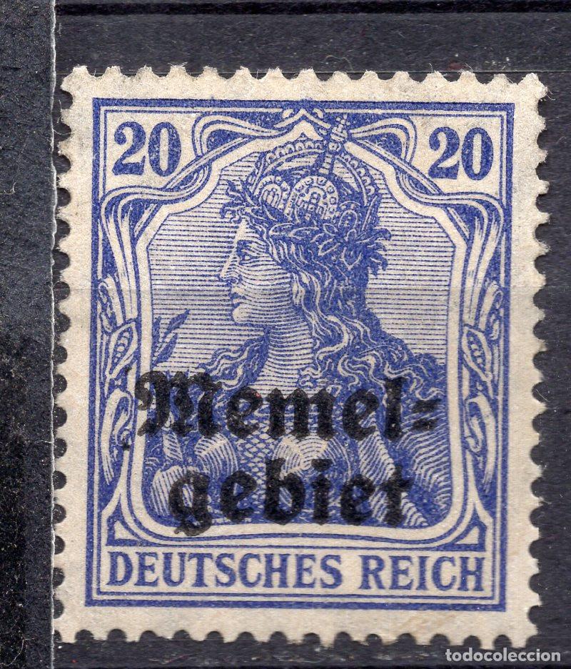 Sellos: MEMEL KLAIPEDA 1920 STAMP MICHEL KL 4a