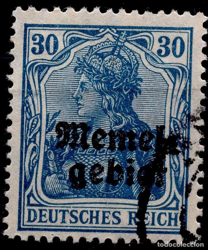Sellos: MEMEL KLAIPEDA 1920 STAMP MICHEL KL 15