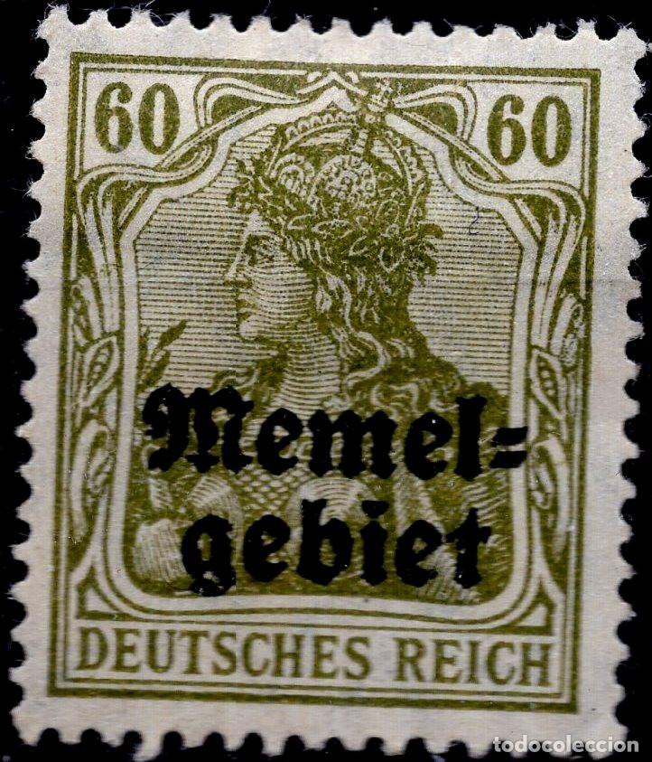Sellos: MEMEL KLAIPEDA 1920 STAMP MICHEL KL 16