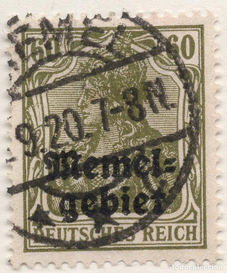 Sellos: MEMEL KLAIPEDA 1920 STAMP MICHEL KL 16