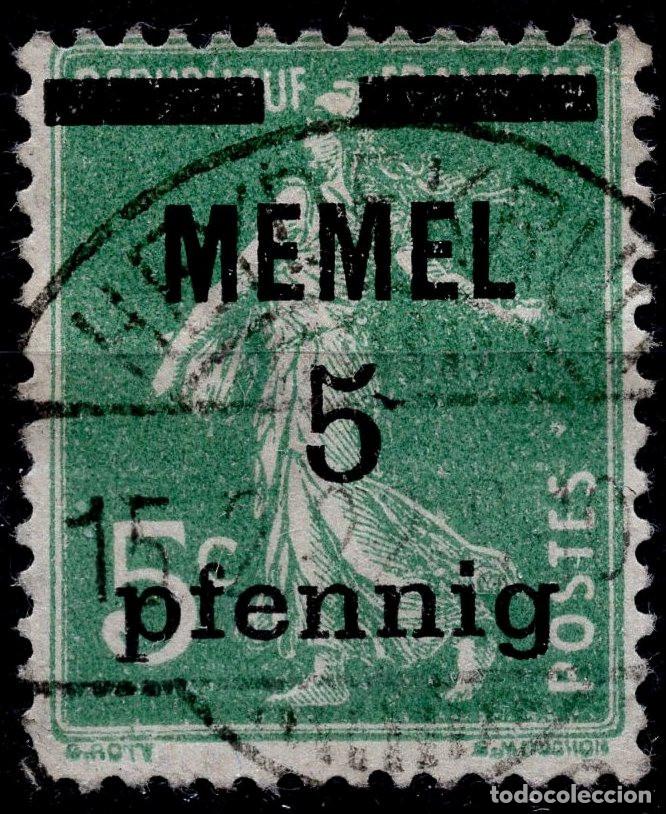 Sellos: MEMEL KLAIPEDA 1920 STAMP MICHEL KL 18