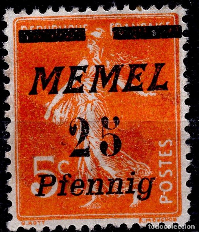 Sellos: MEMEL KLAIPEDA 1922 STAMP MICHEL KL 52