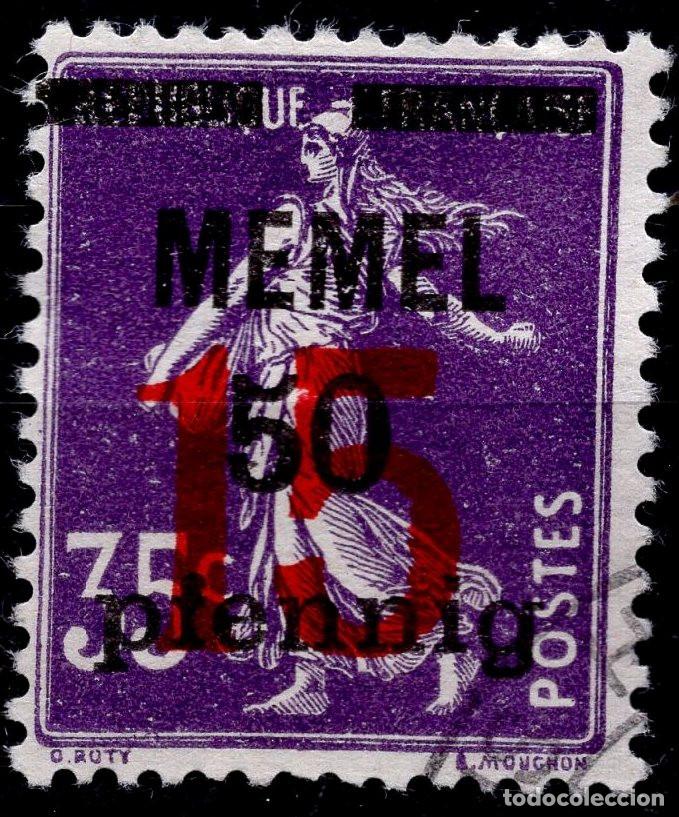 Sellos: MEMEL KLAIPEDA 1921 STAMP MICHEL KL 48