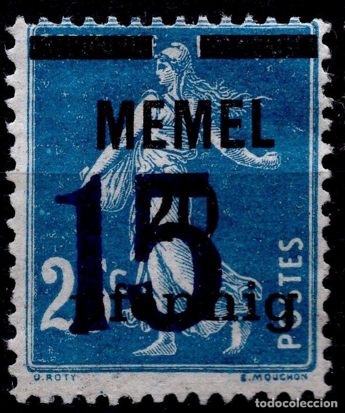 Sellos: MEMEL KLAIPEDA 1921 STAMP MICHEL KL 47