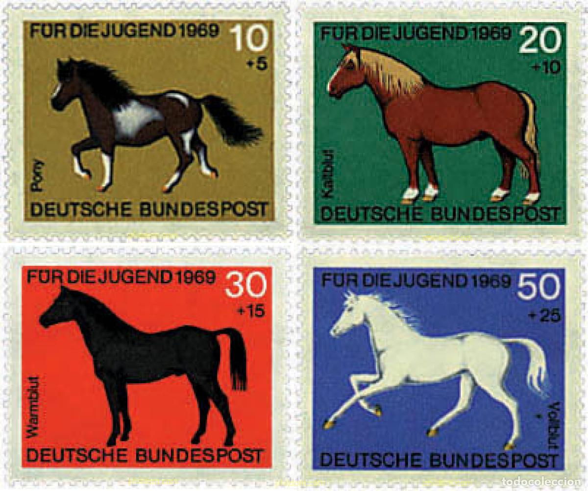 Sellos: 64684 MNH ALEMANIA. Berl&iacute;n 1969 A BENEFICIO DE LA JUVENTUD