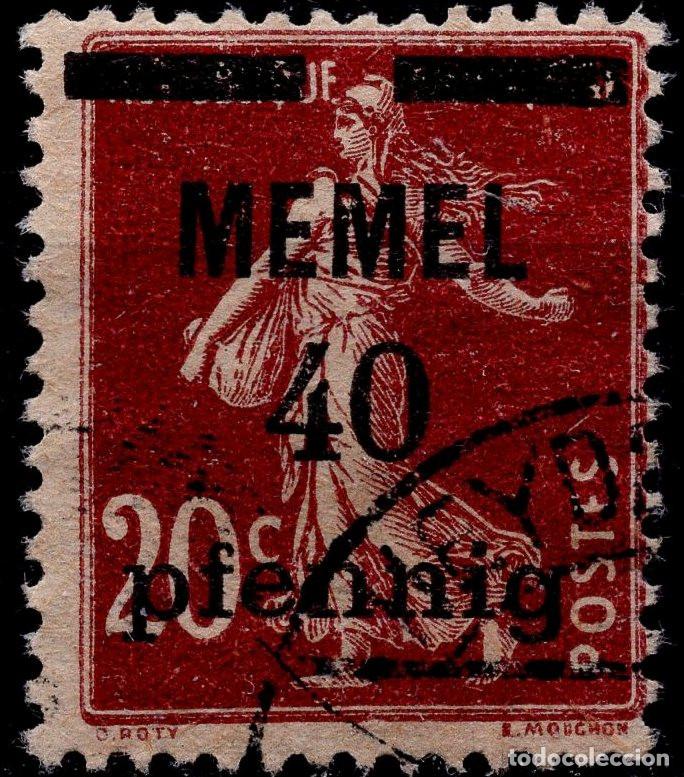 Sellos: MEMEL KLAIPEDA 1920 STAMP MICHEL KL 22