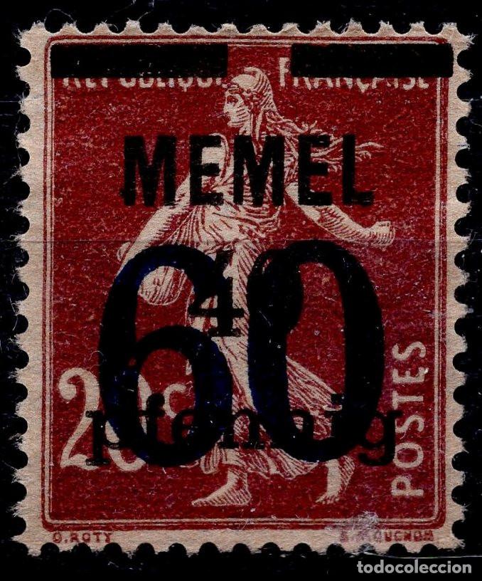 Sellos: MEMEL KLAIPEDA 1921 STAMP MICHEL KL 35