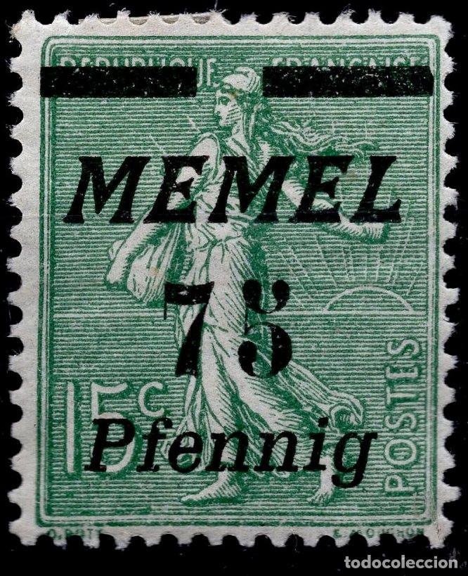 Sellos: MEMEL KLAIPEDA 1922 STAMP MICHEL KL 85