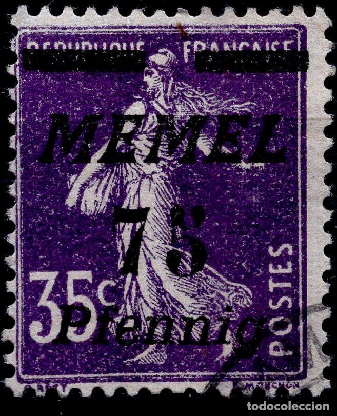 Sellos: MEMEL KLAIPEDA 1922 STAMP MICHEL KL 62