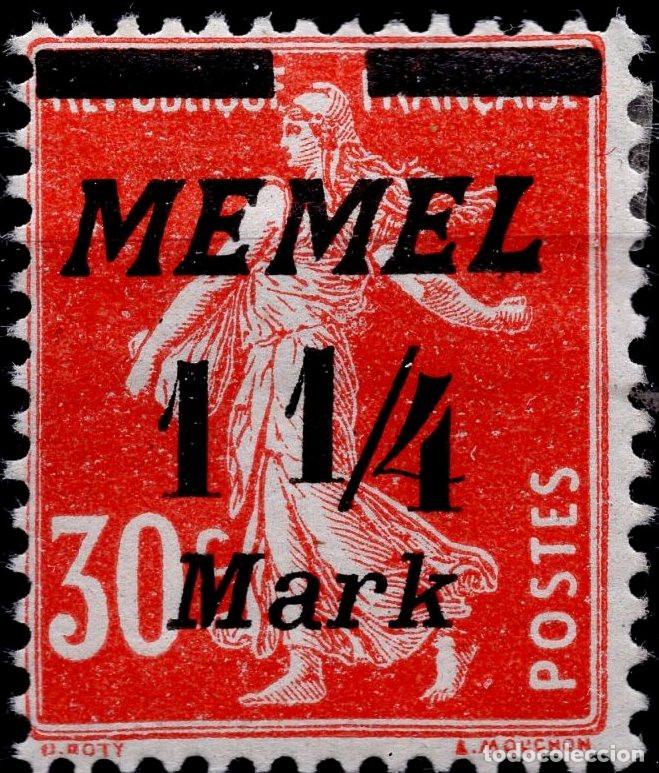 Sellos: MEMEL KLAIPEDA 1922 STAMP MICHEL KL 87