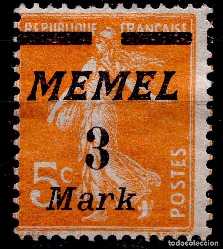 Sellos: MEMEL KLAIPEDA 1922 STAMP MICHEL KL 110