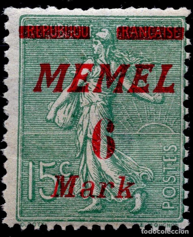 Sellos: MEMEL KLAIPEDA 1922 STAMP MICHEL KL 111