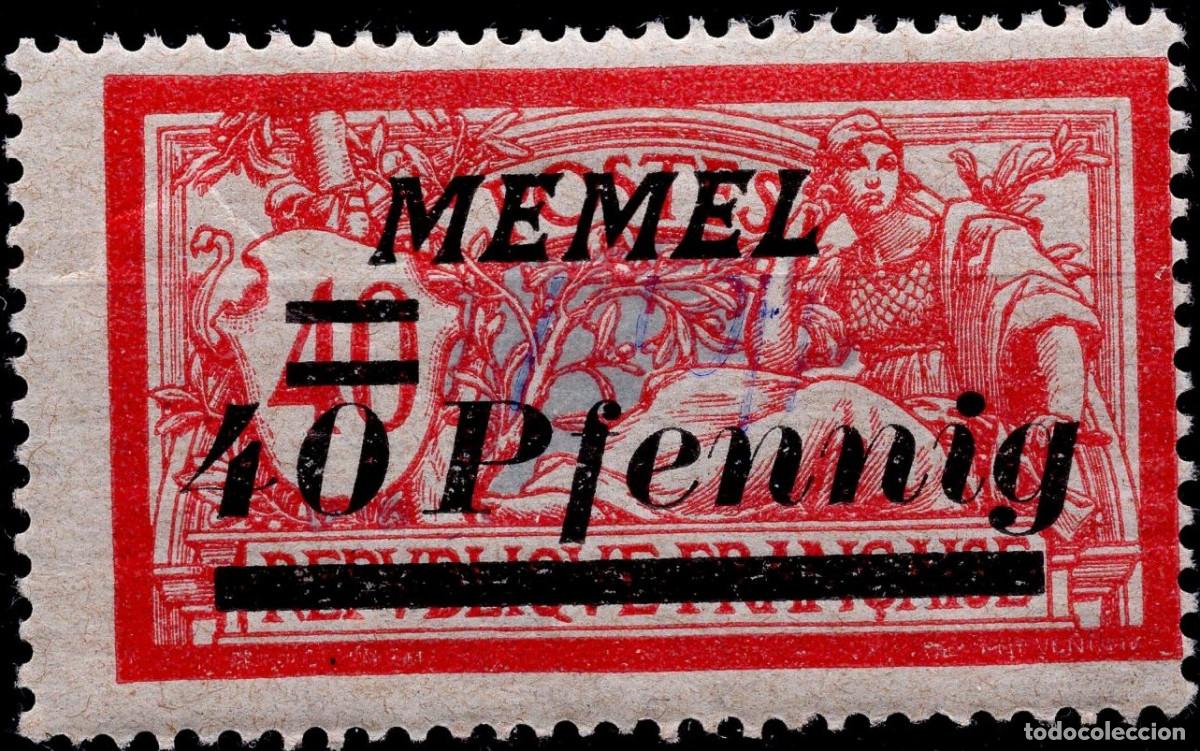 Sellos: MEMEL KLAIPEDA 1922 STAMP MICHEL KL 60