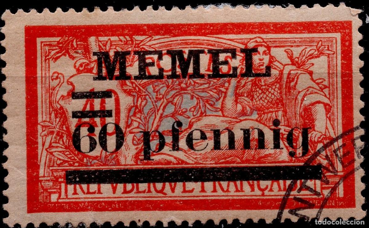 Sellos: MEMEL KLAIPEDA 1920 STAMP MICHEL KL 24y