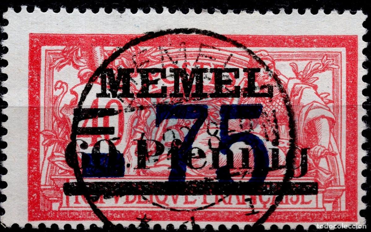 Sellos: MEMEL KLAIPEDA 1922 STAMP MICHEL KL 49
