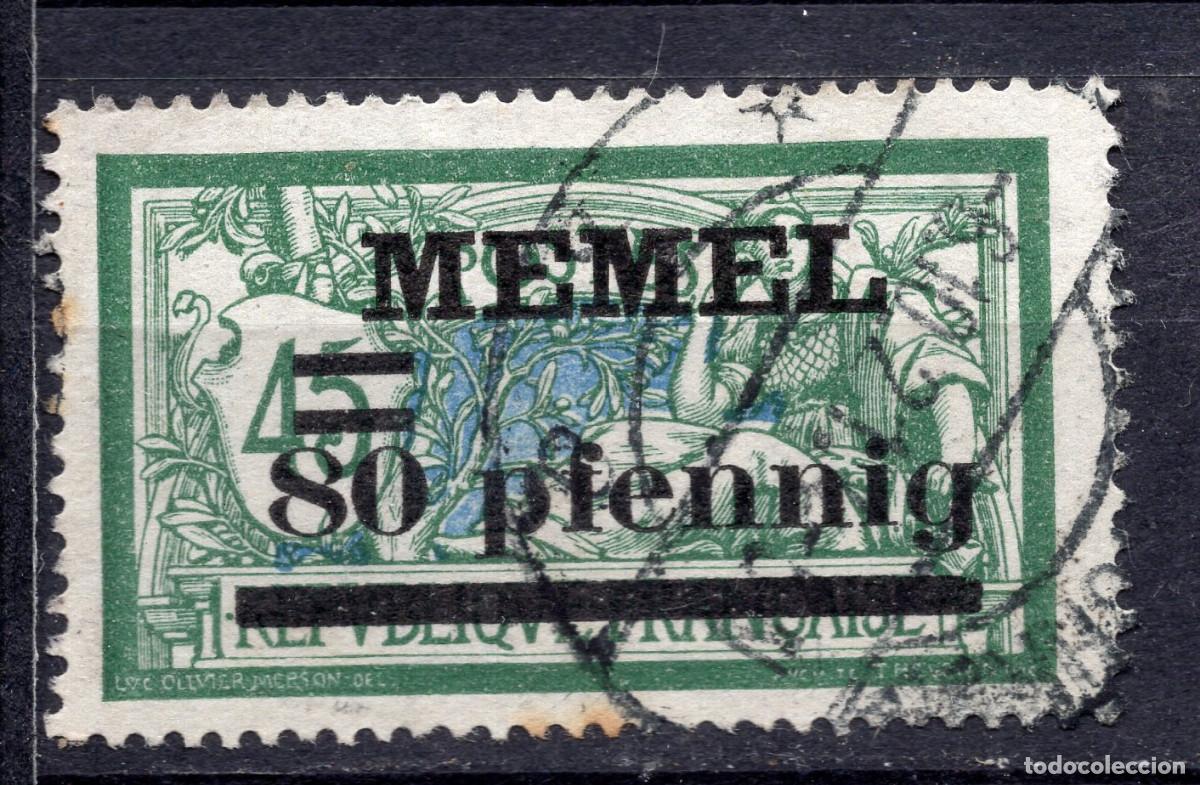 Sellos: MEMEL KLAIPEDA 1920 STAMP MICHEL KL 25b