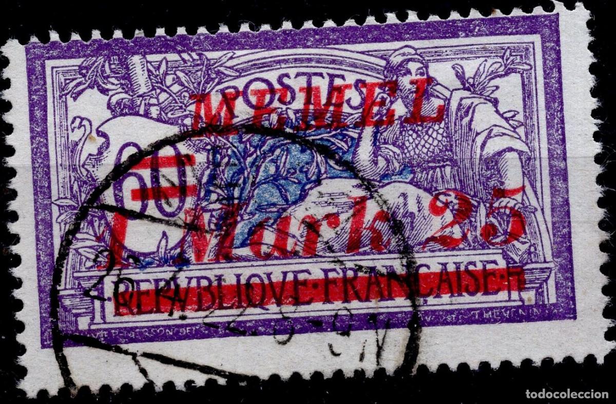 Sellos: MEMEL KLAIPEDA 1922 STAMP MICHEL KL 65