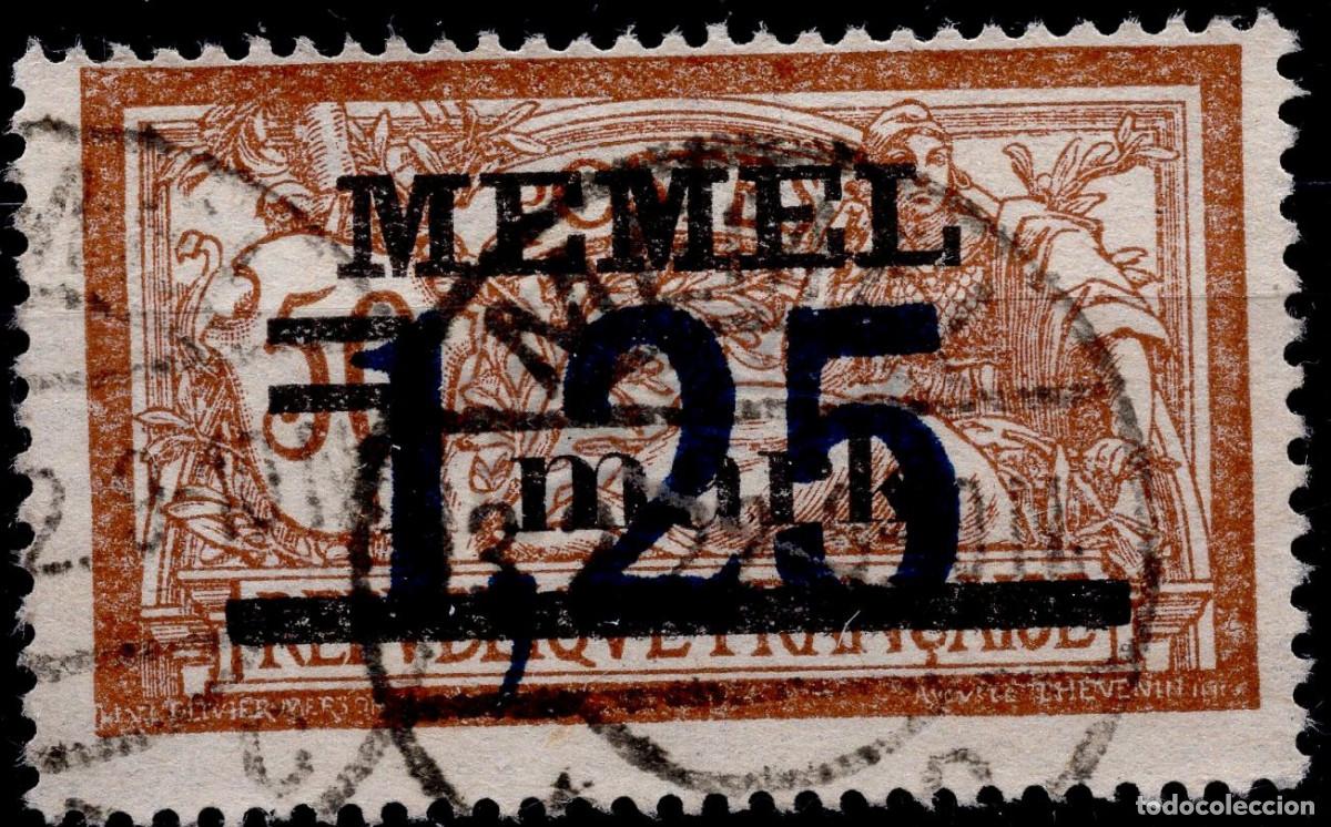 Sellos: MEMEL KLAIPEDA 1922 STAMP MICHEL KL 50