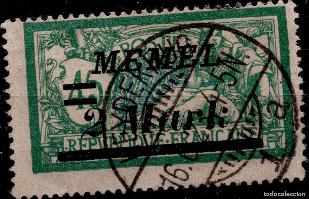 Sellos: MEMEL KLAIPEDA 1922 STAMP MICHEL KL 88