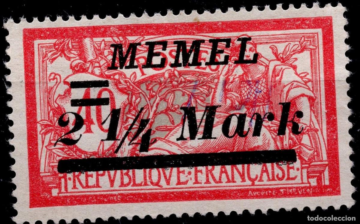 Sellos: MEMEL KLAIPEDA 1922 STAMP MICHEL KL 89