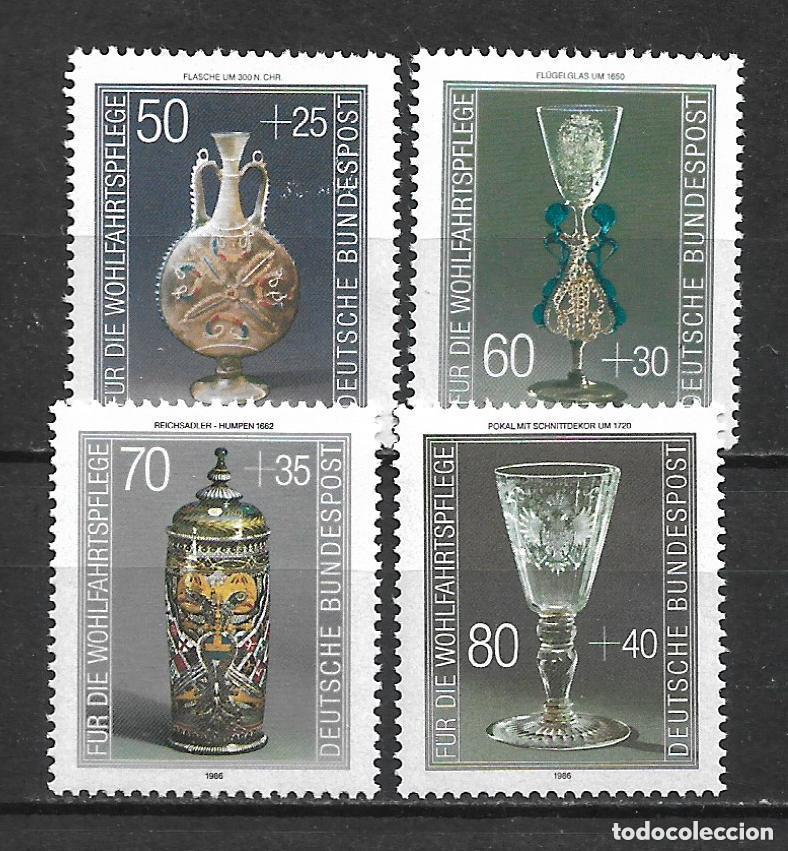Sellos: alemania 1986 michel 1295/1298 ** mnh 4.50&euro; - 14/1