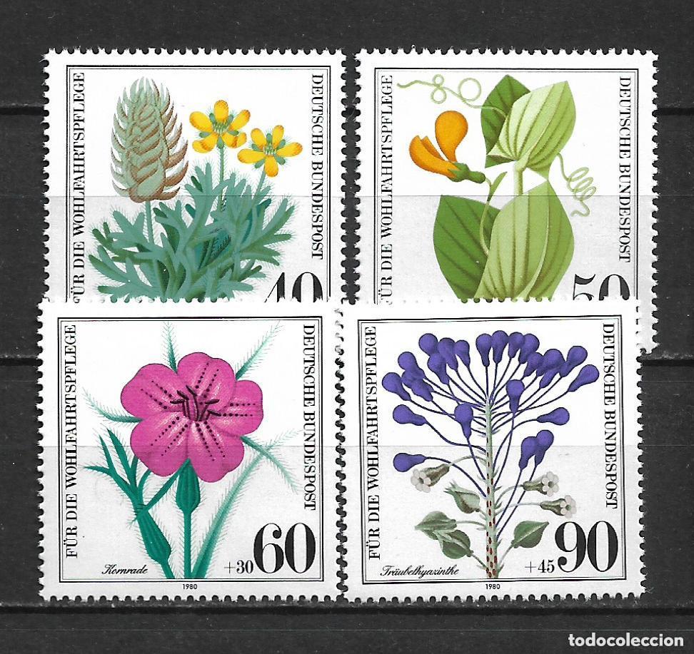 Sellos: alemania 1980 michel 1059/1062 ** mnh flora 4.20&euro;- 8/45