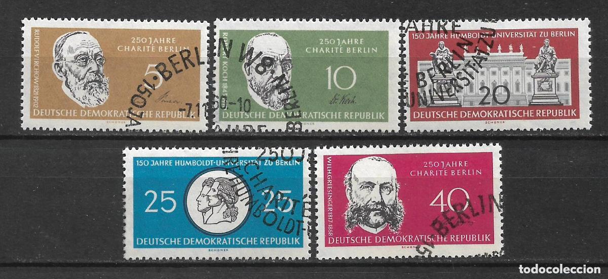Sellos: alemania ddr 1960 michel 795/799 usado 4.50&euro;- 5/28