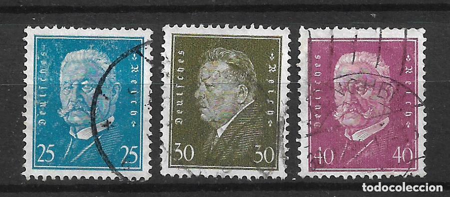 Sellos: alemania reich 1928 michel 416/418 usado 3.60&euro; - 2/32
