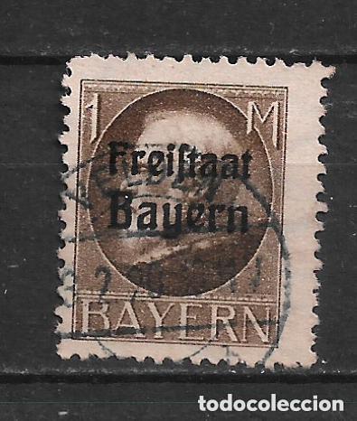 Sellos: alemania bayern 1919 michel 165 usado 4&euro;- 2/8