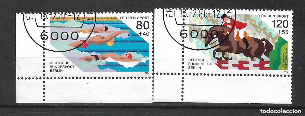 Sellos: alemania berlin 1986 serie completa usado ** 5.50&euro; - 7/12