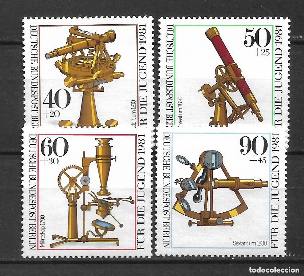 Sellos: alemania berlin 1981 michel 641/644 usado 4.50&euro; - 15/6