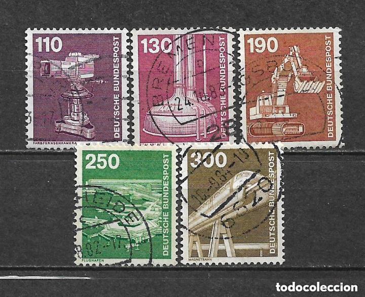 Sellos: alemania 1982 michel 1134/1138 usado 6&euro; - 11/1