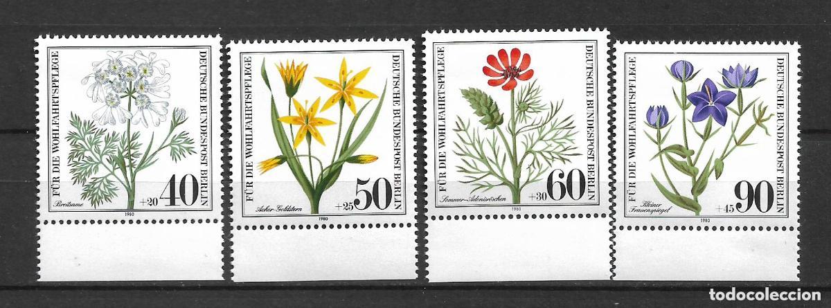 Sellos: alemania berlin 1980 michel 629/632 ** mnh 4.50&euro;- 23/44