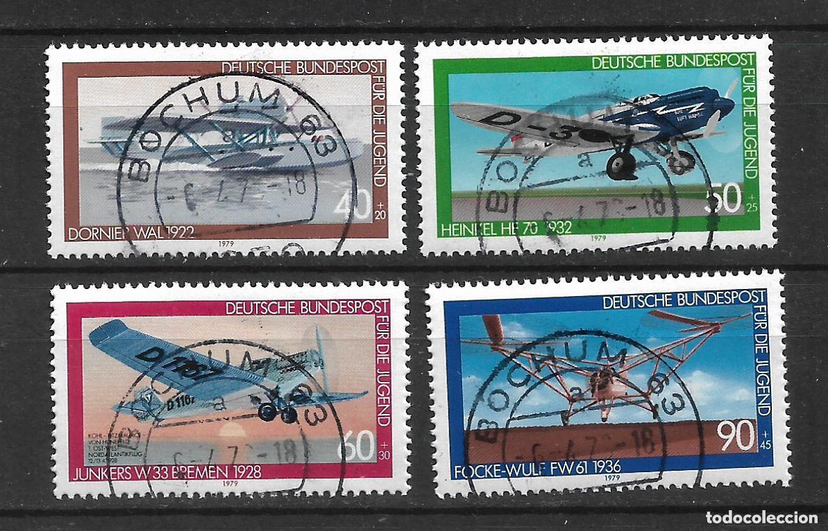 Sellos: alemania 1979 serie completa usado 4.50&euro; - 23/30