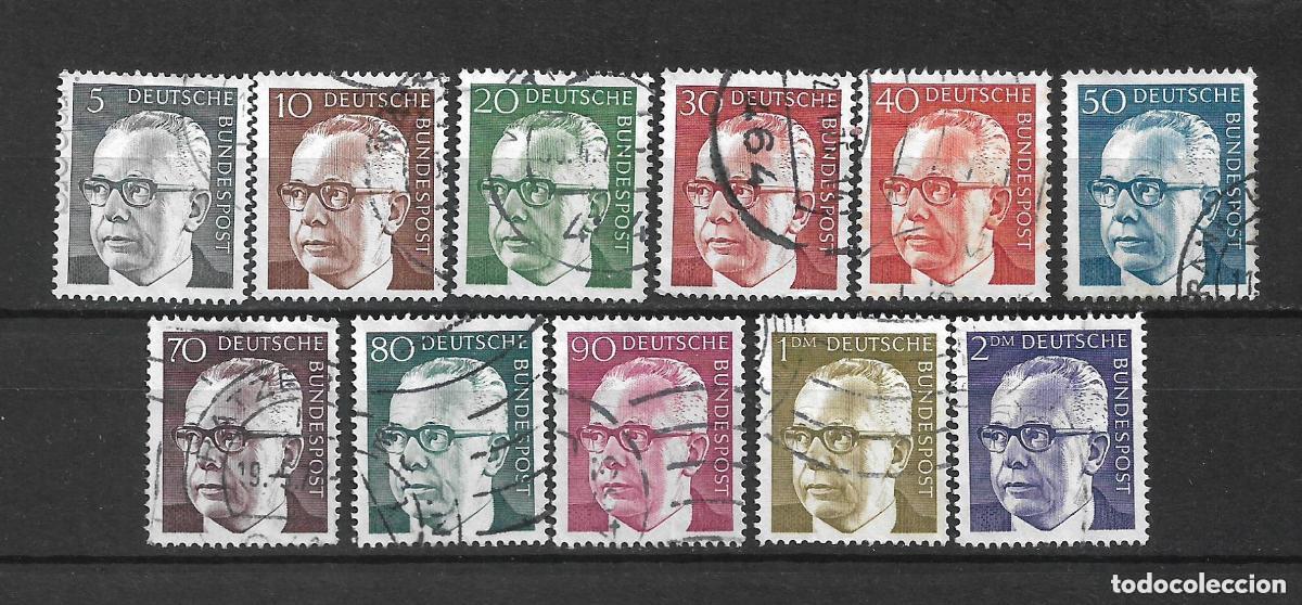 Sellos: ALEMANIA 1970 serie completa usado 4.50&euro;- 23/24