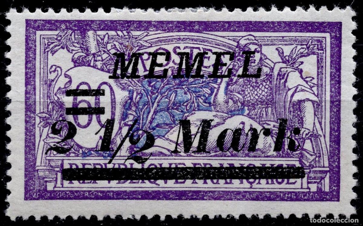Sellos: MEMEL KLAIPEDA 1922 STAMP MICHEL KL 90