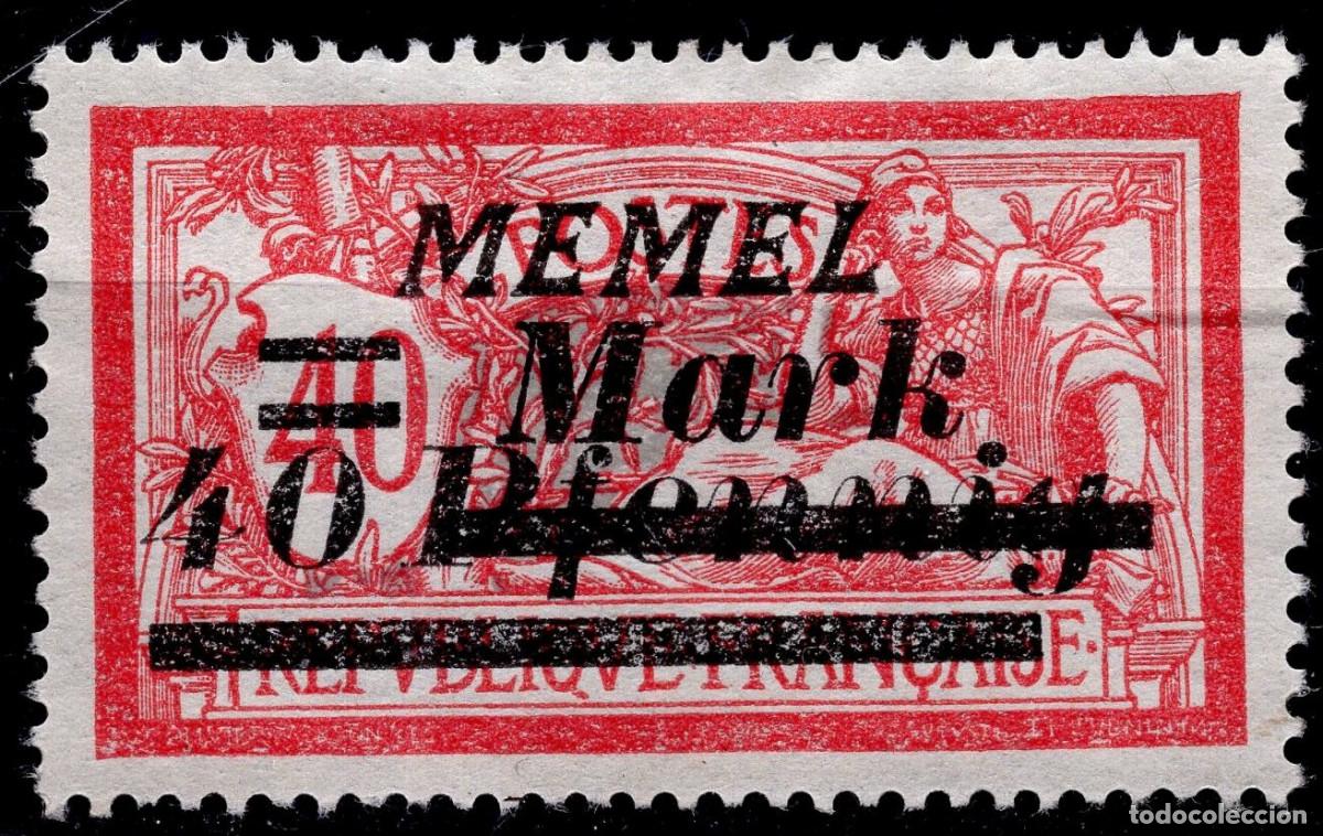 Sellos: MEMEL KLAIPEDA 1922 STAMP MICHEL KL 119