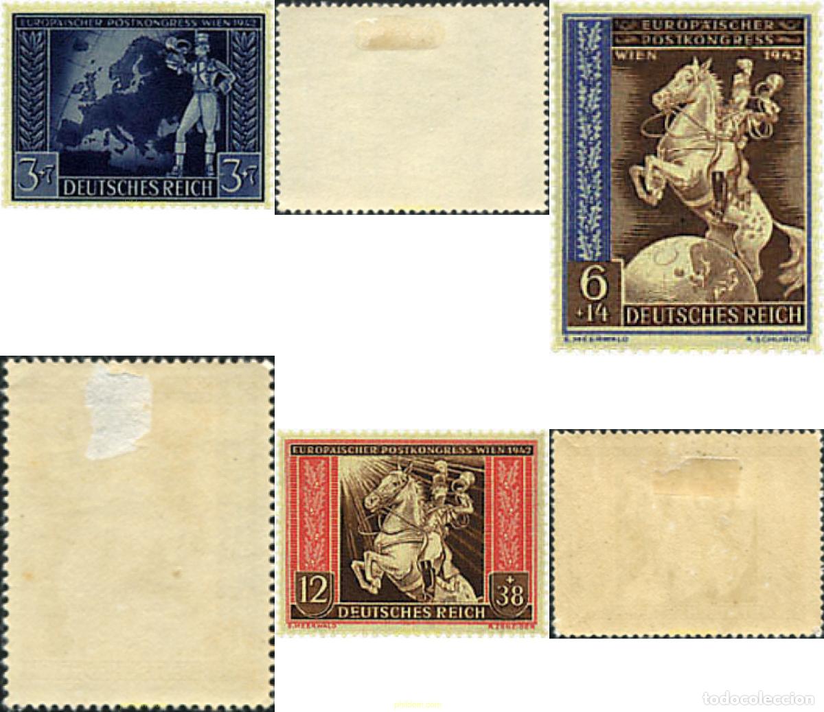 Francobolli: 199556 HINGED ALEMANIA 1942 1 CONGRESO POSTAL EUROPEO